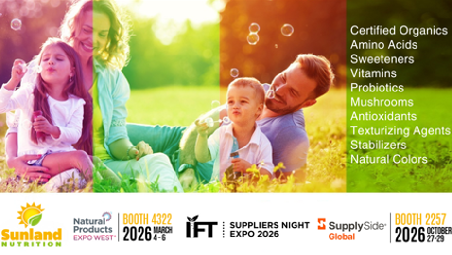 Sunland Nutrition at SupplySide Global