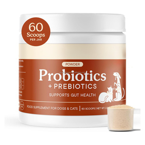 Probiotics Prebiotics Powder For Dogs Cats 60 Scoops Gut Health Wellness Aid Digestive Maintenance Booster Pet Food Supplement