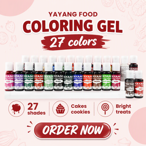 27 Colors Vibrant Cake Food Coloring Edible Dye
