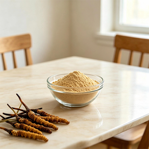 High Quality Pure Natural Cordyceps Militaris Powder Hot Sale Air Dried Herb Powder