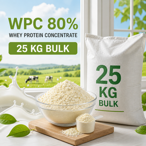 Pale Cream Dairy Protein Ingredient Bulk WPC 80 Whey Protein Concentrate