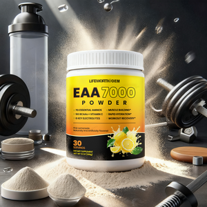 Lifeworth Natural EAA + BCAA Powder for Adult Muscle Recovery