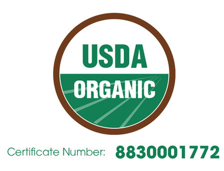 Sunland Nutrition USDA organic certification