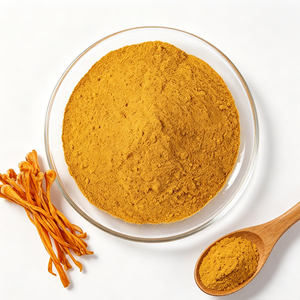 Cordyceps Militaris Extract Powder 30% Polysaccharides Pure Cordyceps Mushroom Extract for Dietary Supplement